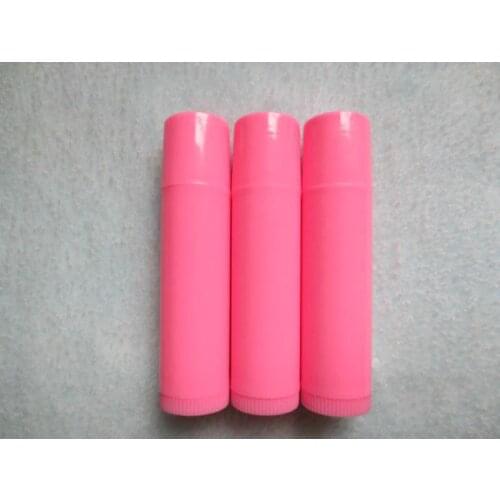 New 2020 Free 200pc/lot Shipping solid Pink Lip Balm Tube,DIy Cosmetic Lipstick Tube,Plastic Cosmetic Tube Packaging HZ06