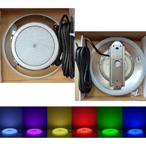 HT Underwater Led Swimming Pool Light SMD55W 12V rgb Stainless Steel316 Resin Lamp Waterproof IP68