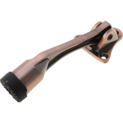 Horseshoe Long Arm Door Kick Stopper Powerful Strong Holder Catch Door Stop for Bedroom Home Bathroom Kitchen Door Accessories