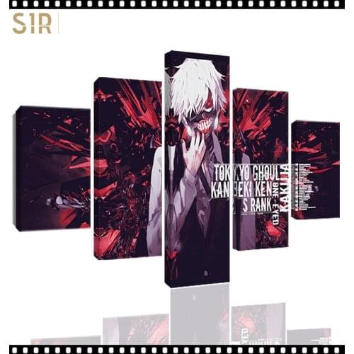Tokyo Ghoul Decorations for The Five - Part Anime HD Poster Living Room Decoration Room Decor Japan High Popularity Anime