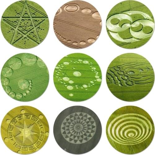 Crop circles Icons Pins Badge Decoration Brooches Metal Badges For Clothes Backpack Decoration