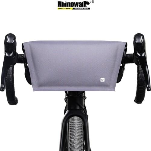Rhiniwalk 4L Waterproof Bike Handle Bar Bag Multifunctional Front Tube Bicycle Resistance With Shoulder Profeesional Accessories