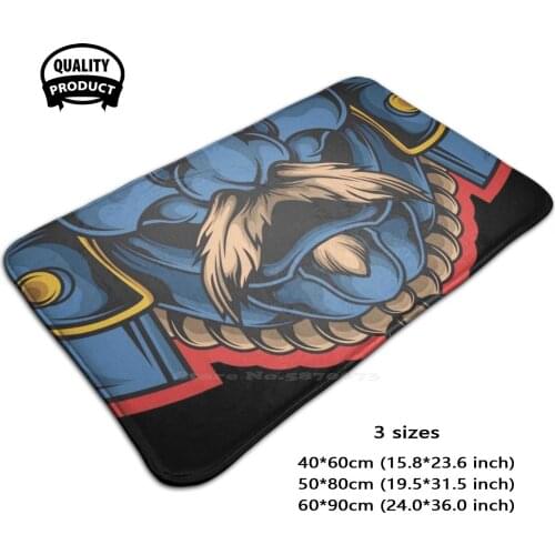 Japanese 3D Soft Non-Slip Mat Rug Carpet Foot Pad Katana Ronin Swordsman Yakuza Martial Arts Japanese Champloo Japan Manga Sword