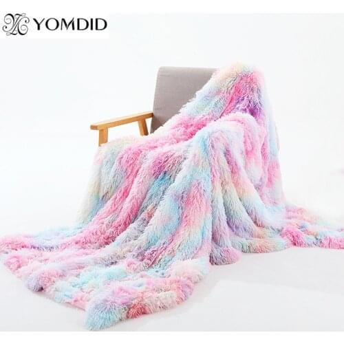 YOMDID Fleece Blankets On The Sofa