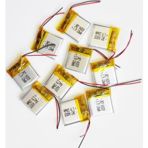 Lot 10 pcs 402020 120mAh 3.7V lipo rechargeable battery Li ion cell for MP3 bluetooth watch MID headset headphon video pen