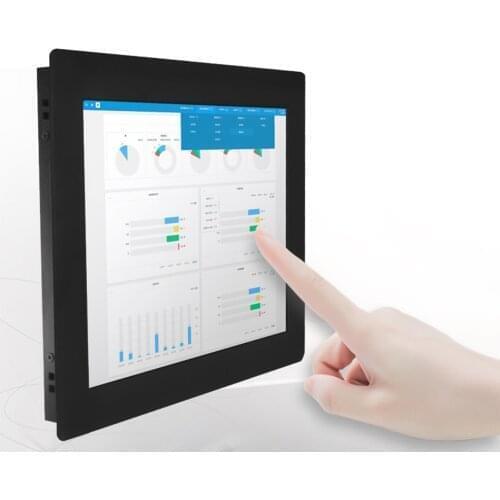 10 12 15 17 19 inch outdoor waterproof touchscreen monitor 1000nits with optional raspberry pi