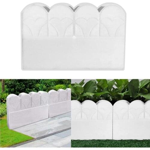 40x25cm Concrete Molds DIY Garden Lawn fence Cement Plastic Mold Green Belt Brick Concrete Mold Paving Molds