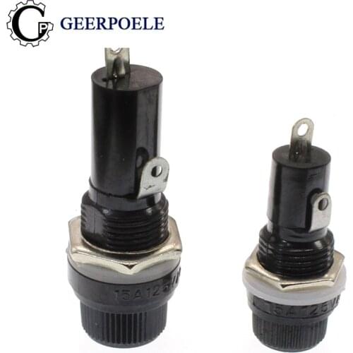 5pcs 5x20 Fuse Holder Fusible Porta 6x30 Glass Fusible Zekeringhouder Bezpieczniki Portafusible Porta Fusibles Vaso Thermal Fuse