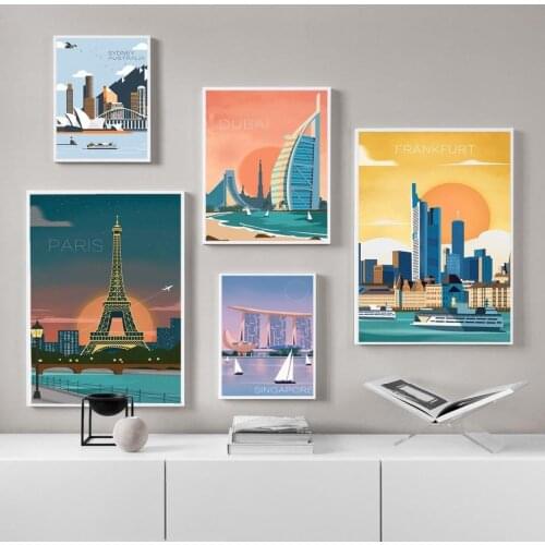 5d Diy Diamond Painting Paris London Singapore Cityscape Square Diamond Embroidery New York Tokyo Mosaic Decoration