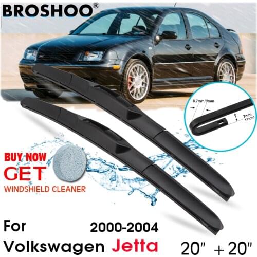 Car Wiper Blade Front Window Windscreen Windshield Wipers Blades J hook Auto Accessories For Volkswagen Jetta 20"+20" 2000-2004
