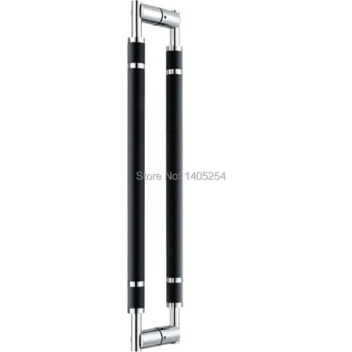 DHL Free shipping Modern white or black European-style door handle /stainless steel / villa / club /hotel door handle