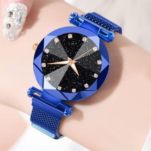 Luxury Women Watches Ladies Magnetic Starry Sky Clock Fashion Diamond Female Quartz Wristwatches Relogio Feminino Zegarek Damski