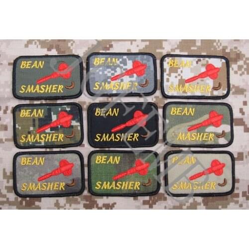 DEVGRU NSWDG SealTeam6 BEAN SMASHER Morale Military Tactics Embroidery patch Badges