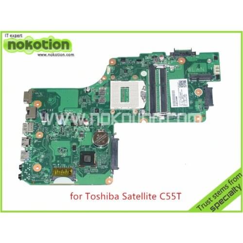 NOKOTION SPS V000325160 DB10S-6050A2557501-MB-A02 For toshiba satellite C55 C55T laptop motherboard HM86 4rd generation