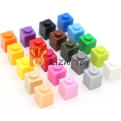 MOC Brick 1*1 3005 DIY Enlighten Building Blocks Educational Kids Toys Compatible With Assembles Particles 100pcs