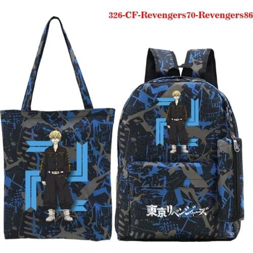 Tokyo Revengers Backpack Fashion School Bags for Teenage Boys Girls Large Capacity Book Bags Anime Pencil Bag Daily Bags Mochila