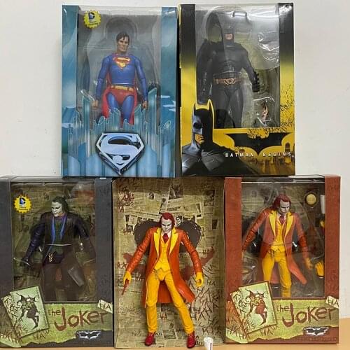 NECA The Joker Figure Heath Ledger Quinn Action Figure Collectable Model Toy Gift