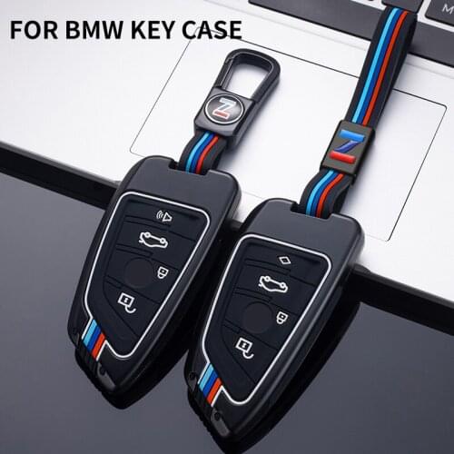 New Colorful Alloy Car Key Case Cover for Bmw F20 G20 G30 X1 X3 X4 X5 G05 X6 Accessories Car-Styling Holder Shell Protection