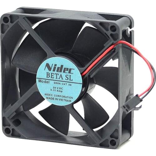 NEW NIDEC 8025 D08A-24TU 06 24V DC 0.11A cooling fan