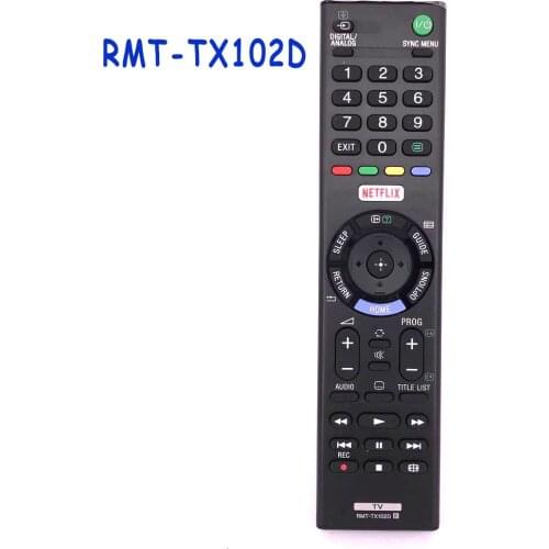 New RMT-TX102D Remote Control For Sony NETFLIX LED LCD Smart TV TX100U TX102U KDL-32R500C KDL-40R550C KDL-48R550C Fernbedienung