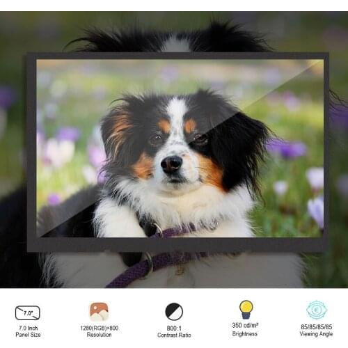 Original Innolux HJ070IA-02F 7 Inch 1280x800 1K FHD Display Screen 1280×800 LVDS Interface 40 Pins Connector