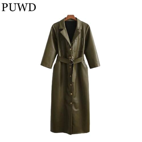 Модные платья-рубашки PUWD China At AliExpress