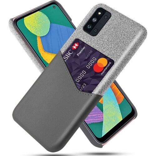 Luxury Business Phone Case For Samsung Galaxy F52 5G Funda Cloth Texture PU Antiskid Cover For Samsung F 52 5G 6.6" 2021 Coque