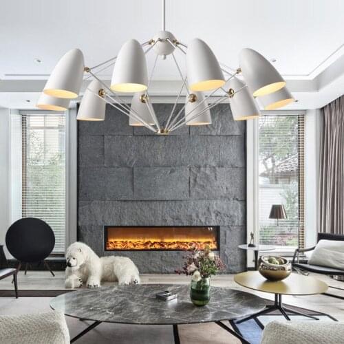 Nordic europe led crystal led glass ball hanging lamp luminaria pendente chandelier hang modern chandelier retro lamp bedroom