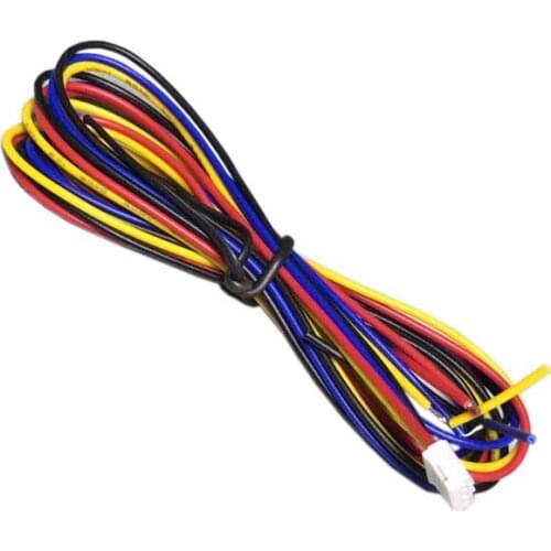Power supply Terminal Probe 4needles radar black blue yellow red line radar host 6/8 probe Plug four core wire 2.54MM