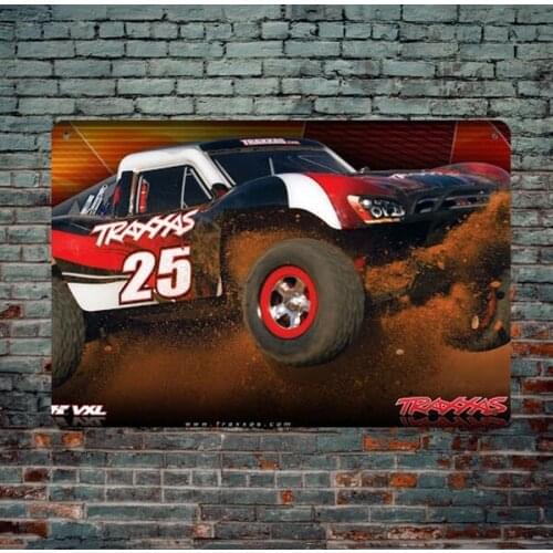 Traxxas Tin Sign Retro Metal Sign Metal Poster Wall Sign Wall Poster Wall Decorator Home Decora