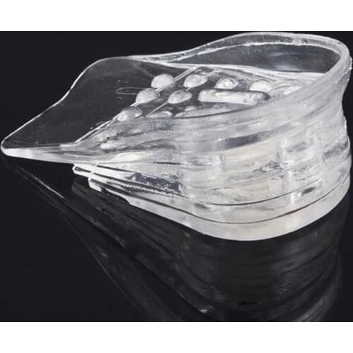 1pair Transparant 5 Layers Adjustable Taller Insole Silicone Gel Inserts Lift Shoe Pads Height Increase Comfortable Dropshipping