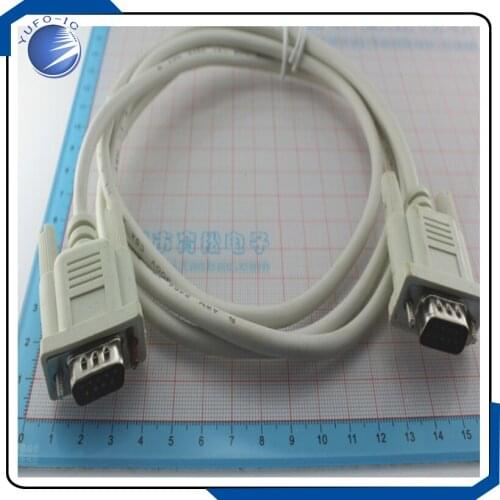 1pcs Direct serial cable wire 2.5 meters for the male head of the male head needle DB9 serial cable COM port cable wire RS232