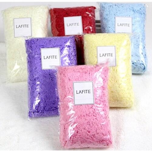 10/30/50/100g /Color shredded crepe paper raffia candy box DIY gift box wedding birthday party gift packaging filling decoration