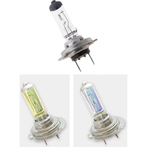 2Pcs H7 55W/100W 12V 3500-4500k Xenon Gas Halogen Headlight White Light Lamp Bulbs Car Lights Exterior Auto Light