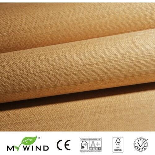 3D wallpapers designs european vintage bedroom decorative wallpaper for Office Restauran 2019 MY WIND Grasscloth Wallpaper sisal