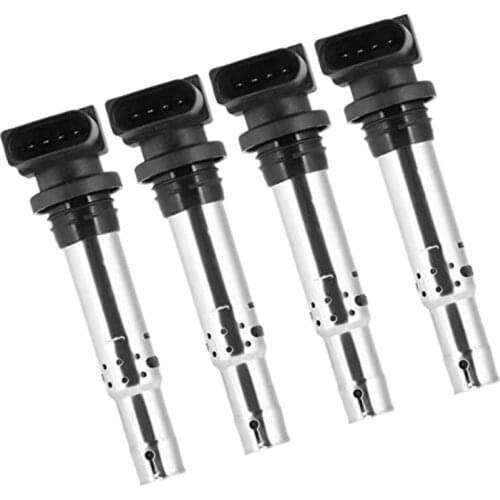 4Pcs Ignition Coil For- A3 For-Vw-Polo Tiguan Golf Cc Eos Passat 036905715G Accessory 036905715 for Ea111 Ignition Coil