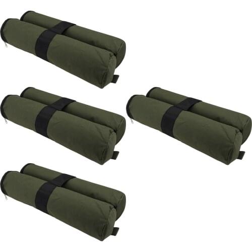 4pcs Outdoor Camping Tent Sand Bag Canopy Weight Bags Heavy Duty Canopy Weights Sand Bags for Instant Legs Outdoor Sun Shelter