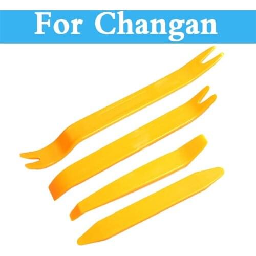 4pcs Plastic Car Radio Door Clip Panel Trim Dash Audio Removal Pry Tool For Changan Cs35 Cs75 Benni Eado Raeton Z-Shine