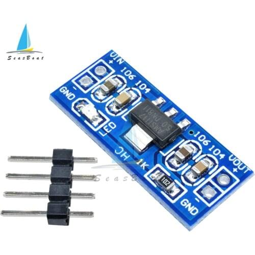 5PCS/lot AMS1117 4.75-12V to 1.2V 1.5V 1.8V 2.5V 3.3V 5V DC-DC Step Down Power Supply Module For Arduino bluetooth Raspberry pi