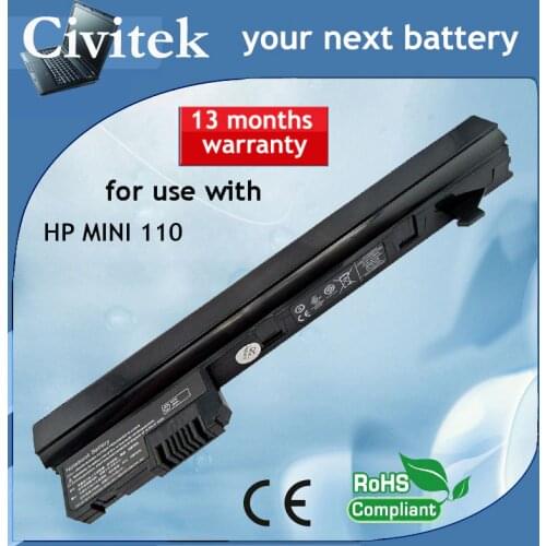 Laptop battery FOR HP MINI 110-1000 cq10-100 NY221AA NY220AA HSTNN-LBOC 537626-001 HSTNN-CBOC