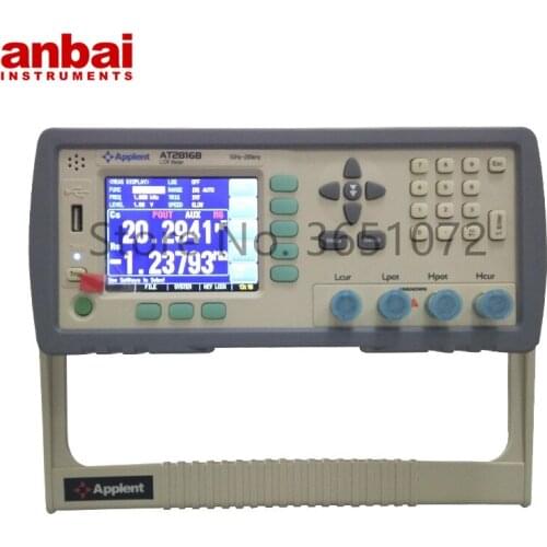 AT2816B Digital LCR Meter 50Hz-200kHz RLC Meter Wide Frequency ESR Meter