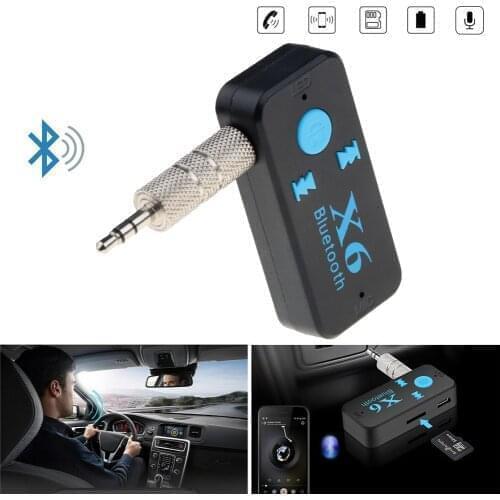 Bluetooth 4.1 Wireless USB Receiver Bluetooth Audio Adapter 3.5mm Jack AUX TF Card Reader Microphone Hands free call Support
