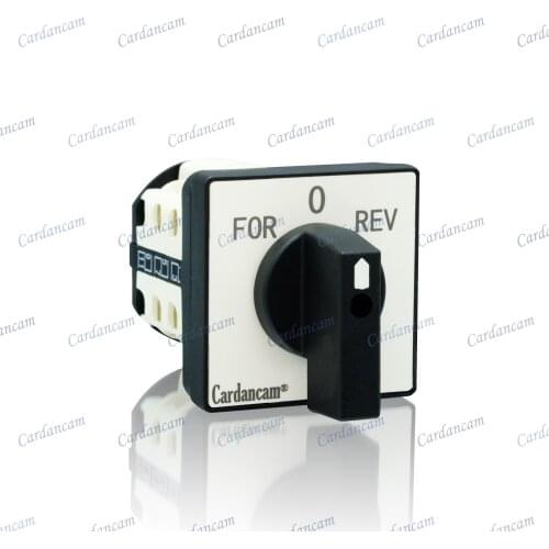 Cardancam Universal Switch TA10-20(LW26/LW39/LW38/CA10/C26)FOR-0-REV Position Rotary Cam Swtich Changeover Switch Ui660V Ith 20A