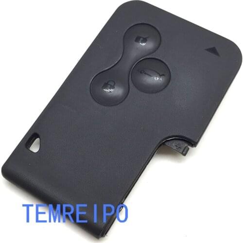 Remote Car Key Shell 3 Button For Renault Megane 2 3 Clio Grand Case Cover Car Key smart card without blade