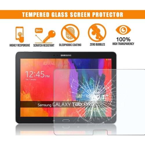 For Samsung Galaxy Tab Pro 10.1 T520 T525 Full Tablet Tempered Glass 9H Premium Anti-fingerprint Film Protector Guard Cover