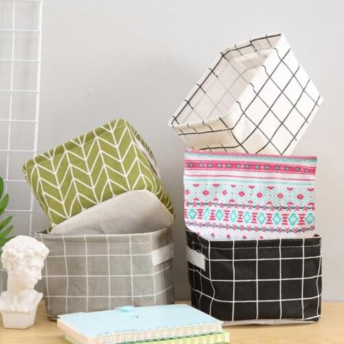 Household Closet Desktop Toy Clothes Storage Box Desk Accessory Organizer Basket