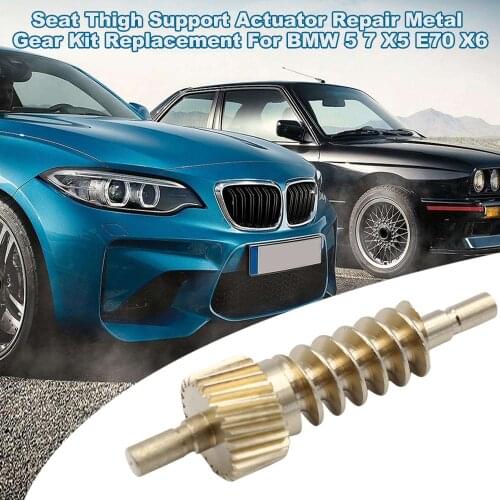 Car Seat Thigh Support Actuator Repair Metal Gear Kit Replacement For BMW 5 7 X5 E70 X6 Auto Accessories