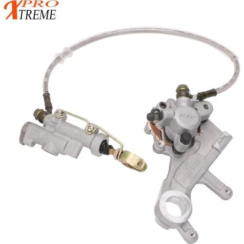 Rear Brake Kit Caliper Master Cylinder Lever Oil Hose For Honda CR125R CR250R CRF250R CRF250RX CRF250X CRF 450R 450RX 450X 450L