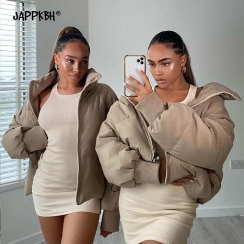 Jacket Women 2020 Winter Coat Female Casual Sports Loose Thick Warm Parkas Fashion Vintage Solid Oversized Clothes For Women