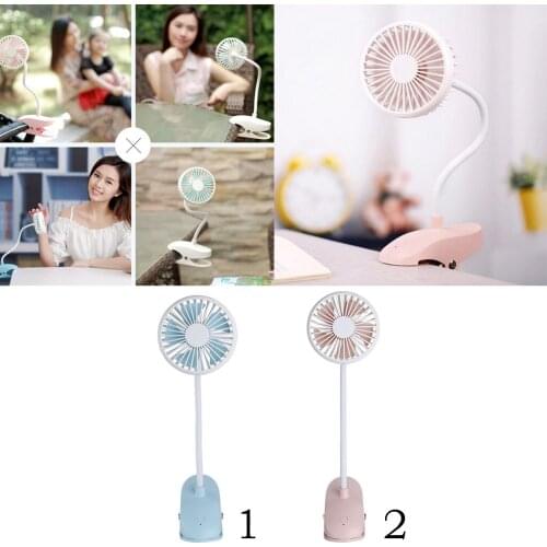Summer USB Flexible Clip-On Fan Home/Office Desktop Table Mini Personal Fans